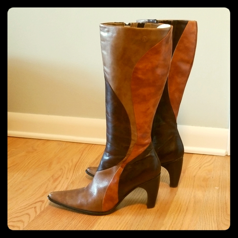 Bronx brown groovy boots